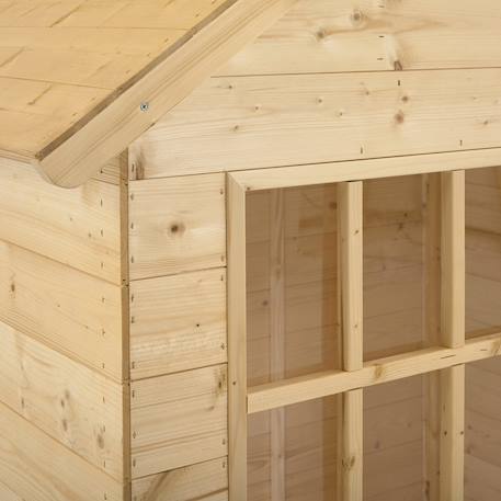 Maisonnette cabane enfant refuge bois fsc® Marron 5 - vertbaudet enfant 