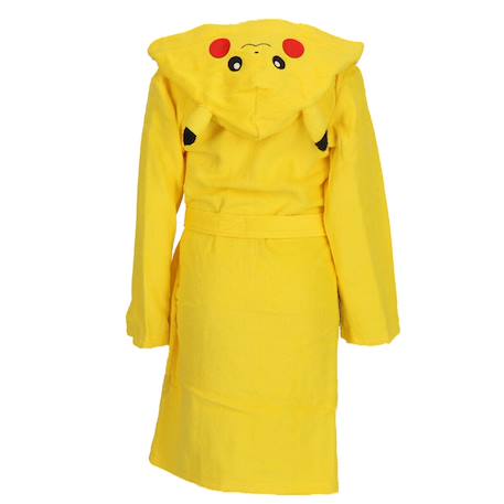 Peignoir à capuche pokémon pikachu coton matière serviette Jaune 2 - vertbaudet enfant 