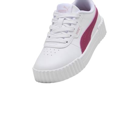 Baskets basses  à lacets Blanc or+Blanc rose mauve 10 - vertbaudet enfant 