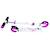 Muuwmi aluminium scooter blanche/rose 125 mm Blanc et rose 2 - vertbaudet enfant 