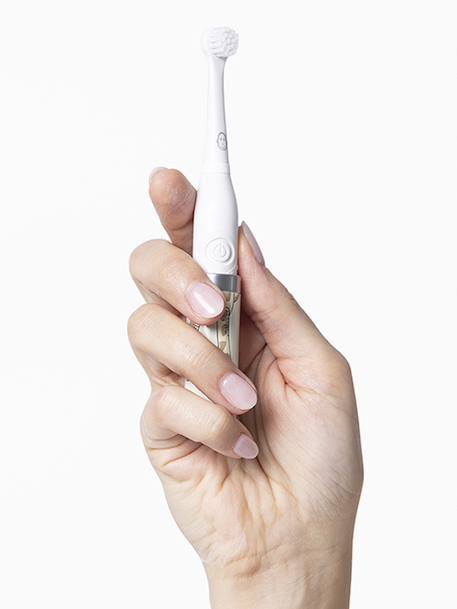 Brosse à dents électrique 1er âge beige+vert 1 - vertbaudet enfant 