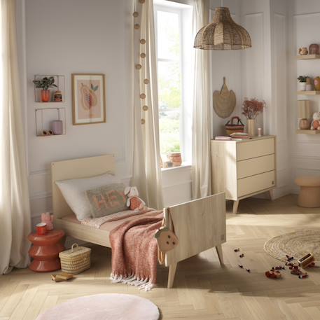 Chambre bébé, lit évolutif et commode à langer 3 tiroirs - melinee Beige 4 - vertbaudet enfant 
