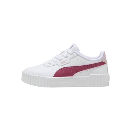 Baskets basses  à lacets Blanc or+Blanc rose mauve 7 - vertbaudet enfant 