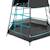 Aire de jeux évolutive filet explorer tour métal h201cm Bleu - noir 3 - vertbaudet enfant 