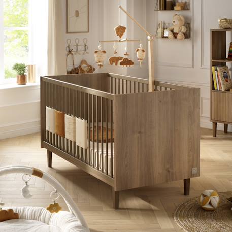 Chambre bébé, lit évolutif et commode à langer - mokka Marron 2 - vertbaudet enfant 