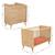 Chambre bébé complète, lit bébé et commode à langer - arty Marron 6 - vertbaudet enfant 