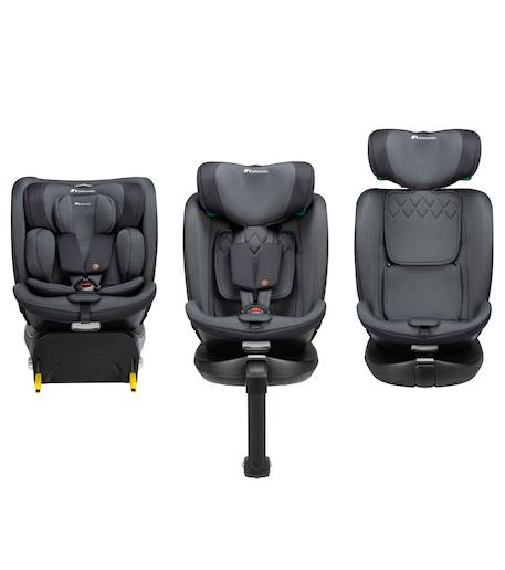 Siège auto évolutif pivotant evolufix plus 360 i-size Tinted black 2 - vertbaudet enfant 