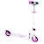 Muuwmi aluminium scooter blanche/rose 125 mm Blanc et rose 1 - vertbaudet enfant 