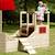 Cabane bateau pirate galleon bois fsc® Marron - noir - rouge 3 - vertbaudet enfant 