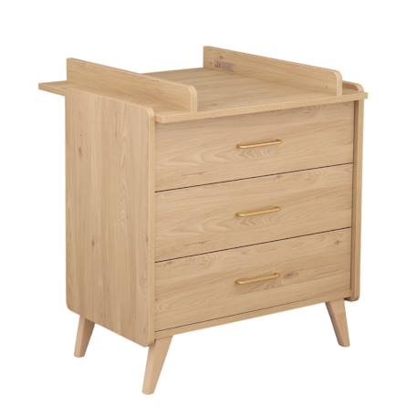 Chambre bébé complète, lit bébé et commode à langer - arty Marron 3 - vertbaudet enfant 