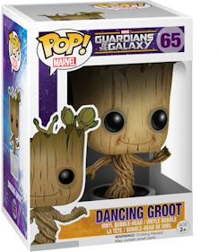 Jouet-Jeux d'imagination-Figurine pop groot dansant marvel