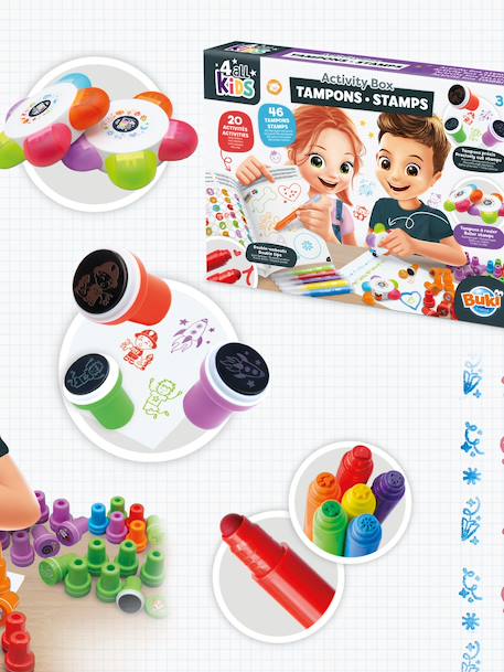 Activity Box Tampons blanc 3 - vertbaudet enfant 