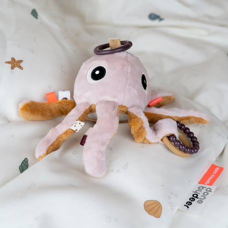 Peluche d'activités vibrante à suspendre jelly rose Rose, ocre 2 - vertbaudet enfant 