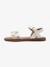 Sandale à brides Blanc+Camel 2 - vertbaudet enfant 