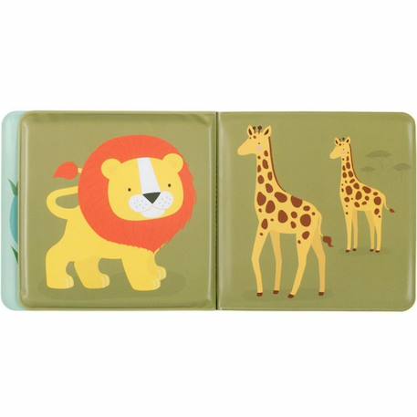 Livre de bain pour enfant les amis de la jungle Vert 5 - vertbaudet enfant 