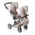 Poussette de poupée linus duo beige avec oursons Beige 1 - vertbaudet enfant 