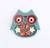 Assiette à compartiments ventousée en silicone hibou Vert 2 - vertbaudet enfant 