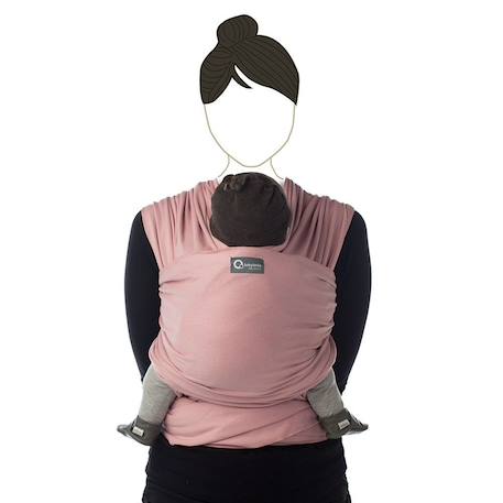 Écharpe de portage en coton biologique tricot slen Beige+Bleu+Chocolat+Gris clair+Rose clair+Taupe+Terracotta 21 - vertbaudet enfant 