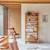 Bibliothèque enfant en bois de teck 80x180 sera Naturel 2 - vertbaudet enfant 