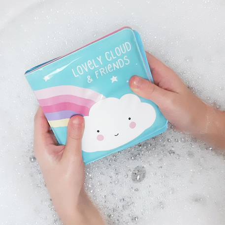 Livre de bain pour enfant lovely cloud et ses amis Bleu 2 - vertbaudet enfant 