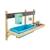 Cuisine d'extérieur pour enfant fun bois fsc® Marron - bleu - noir 1 - vertbaudet enfant 