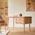 Bureau enfant en bois de teck kort Naturel 1 - vertbaudet enfant 
