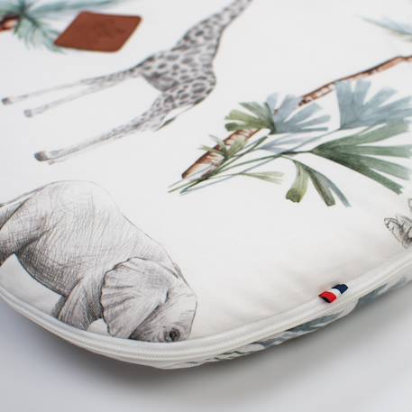Gigoteuse sans manches tog 2 satin de coton safari Safari, vert, gris, blanc 5 - vertbaudet enfant 