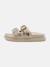 Sandale cloutées Beige+Noir 2 - vertbaudet enfant 