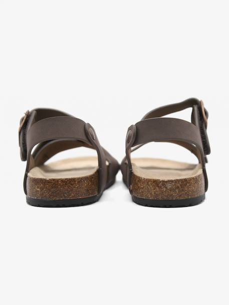 Sandale à brides Bleu foncé+Marron+Noir+Taupe 8 - vertbaudet enfant 