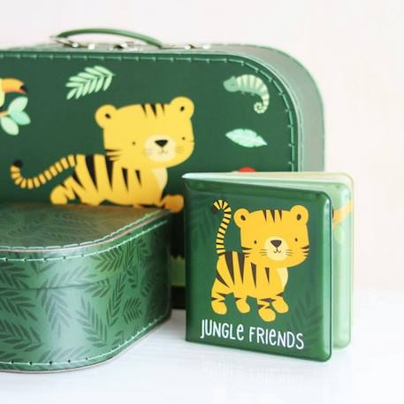 Livre de bain pour enfant les amis de la jungle Vert 3 - vertbaudet enfant 