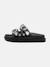 Sandale cloutées Beige+Noir 7 - vertbaudet enfant 