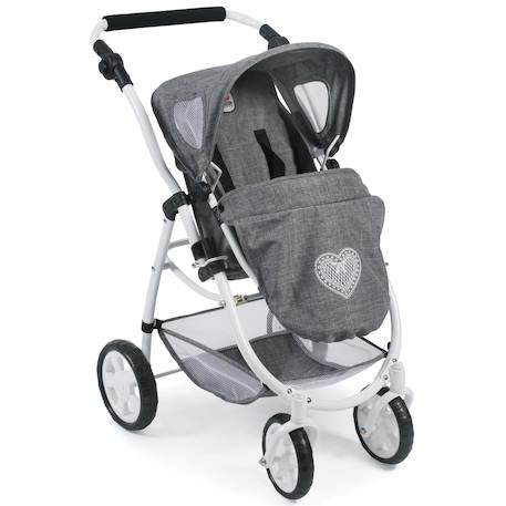La poussette combinée 3 en 1 emotion 'all in' pour poupées Gris 5 - vertbaudet enfant 