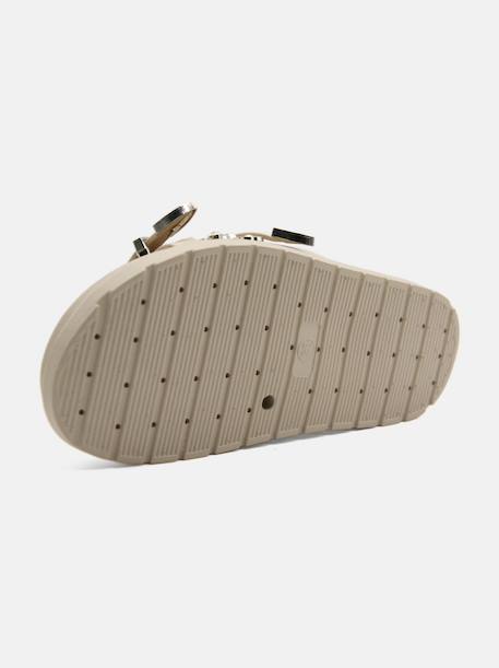 Sandale cloutées Beige+Noir 5 - vertbaudet enfant 