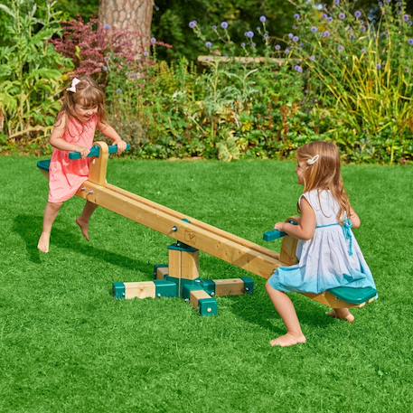 Trébuchet à bascule rotatif  bois fsc® Marron - vert 3 - vertbaudet enfant 