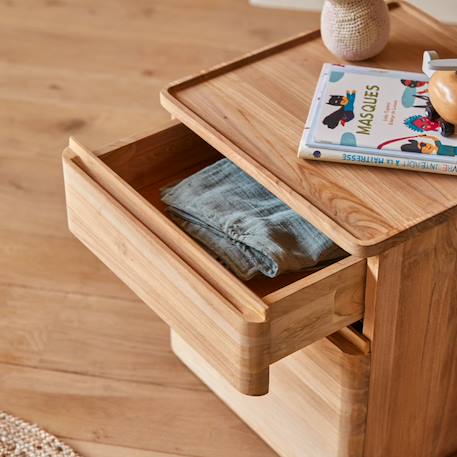 Chevet enfant en bois de teck nino Naturel 4 - vertbaudet enfant 