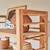 Bibliothèque enfant en bois de teck 80x180 sera Naturel 3 - vertbaudet enfant 