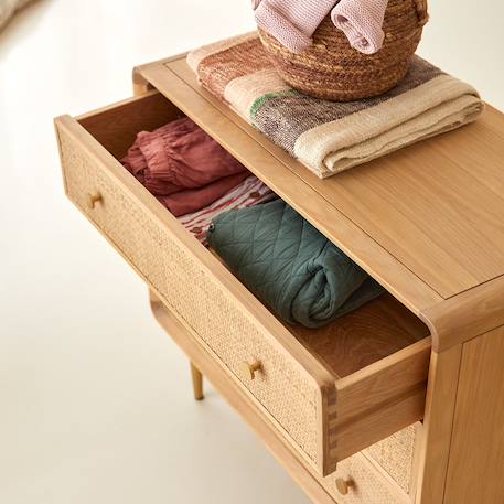 Commode enfant en bois de chêne 3 tiroirs côme Naturel 2 - vertbaudet enfant 