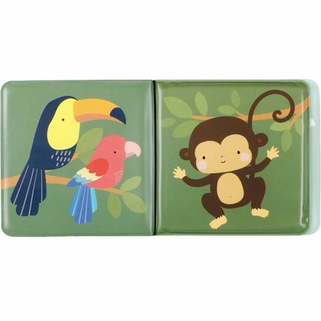 Livre de bain pour enfant les amis de la jungle Vert 4 - vertbaudet enfant 
