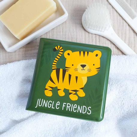 Livre de bain pour enfant les amis de la jungle Vert 2 - vertbaudet enfant 