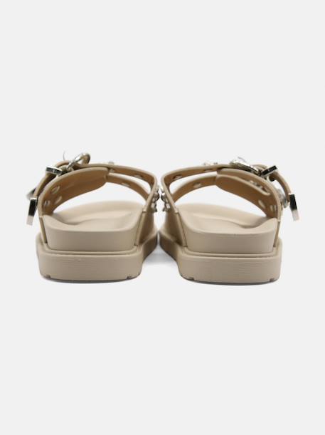 Sandale cloutées Beige+Noir 3 - vertbaudet enfant 