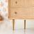 Commode enfant en bois de chêne 3 tiroirs côme Naturel 4 - vertbaudet enfant 