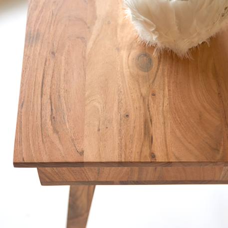 Bureau enfant en bois d'acacia oslo Naturel 4 - vertbaudet enfant 