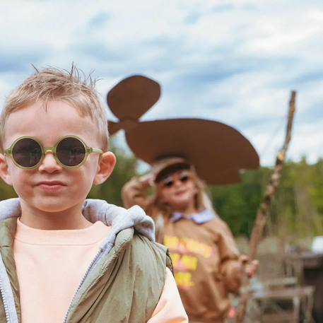 Lunettes de soleil woam Jaune+Pêche+Vert olive+Violet 14 - vertbaudet enfant 