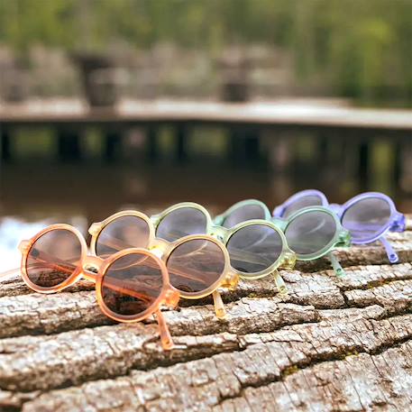Lunettes de soleil woam Jaune+Pêche+Vert olive+Violet 18 - vertbaudet enfant 