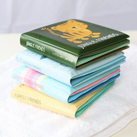 Livre de bain pour enfant les amis de la jungle Vert 6 - vertbaudet enfant 