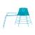 Aire de jeux évolutive pont de singe explorer tour métal h201cm Bleu 1 - vertbaudet enfant 