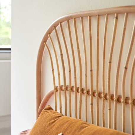 Tête de lit enfant en tiges de rotin 90 colette Naturel 3 - vertbaudet enfant 