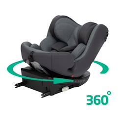 Puériculture-Siège-auto-Siège auto pivotant, i-size et isofix evolvefix