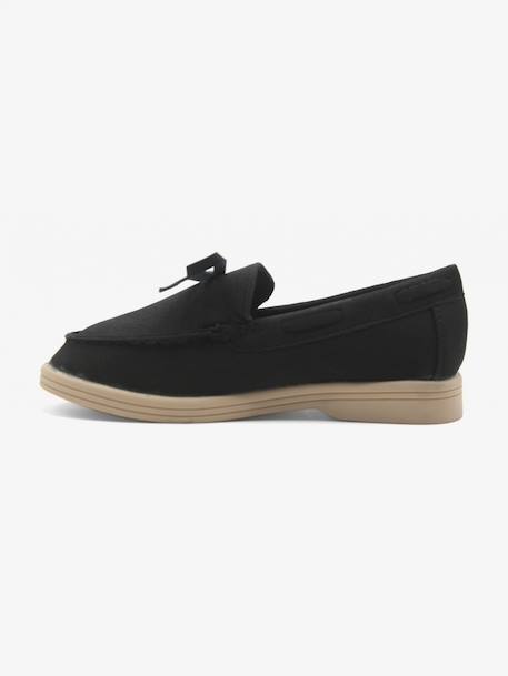 Mocassin à noeuds Camel+Noir 8 - vertbaudet enfant 