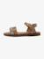 Sandale à brides Blanc+Camel 7 - vertbaudet enfant 